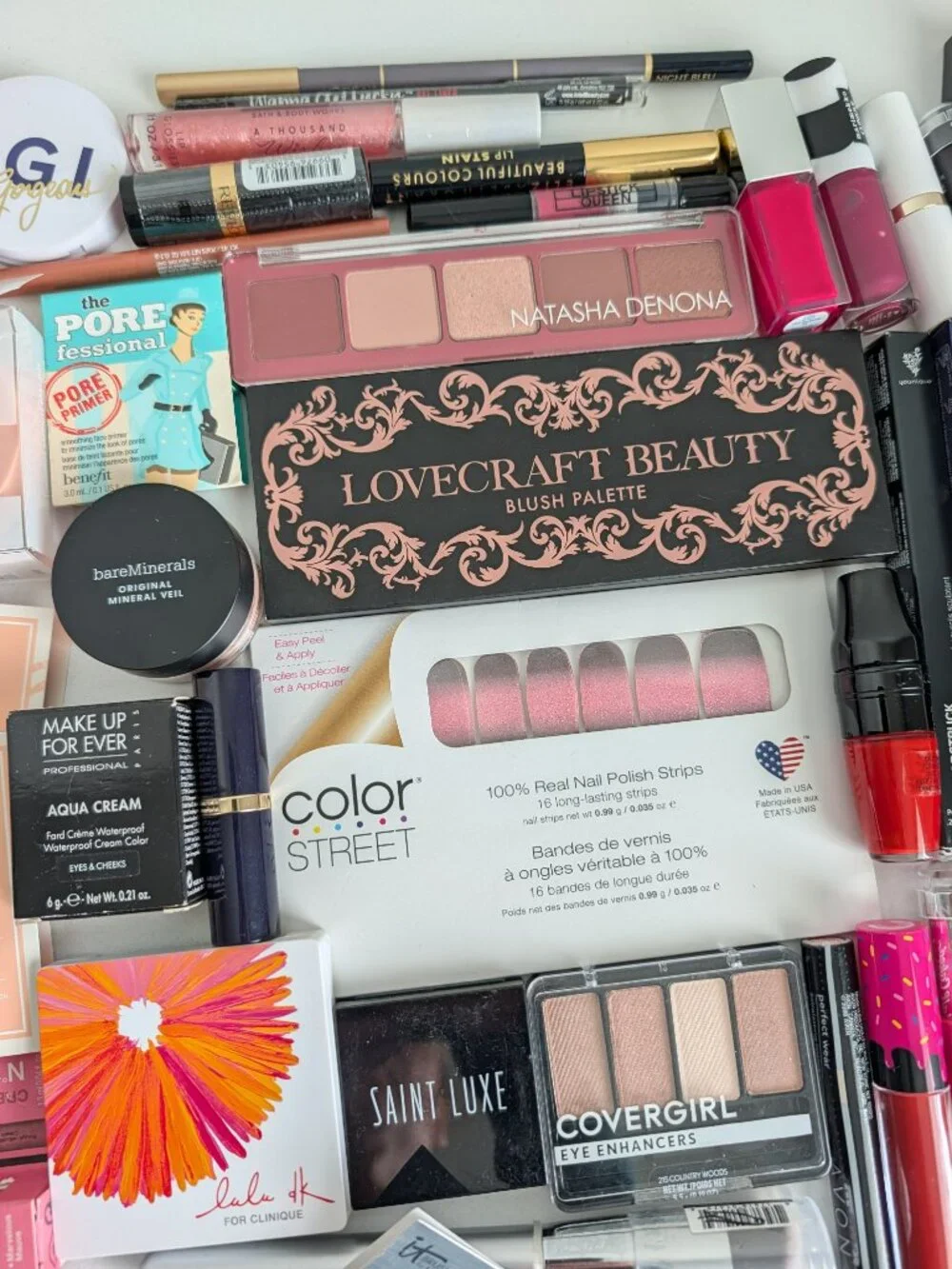 Mixed Beauty Makeup Cosmetics Lot Over 50 Pieces Assorted Brands ALL NEW